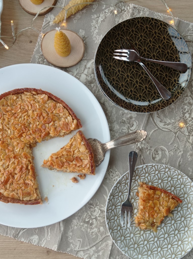 tarte miel amandes