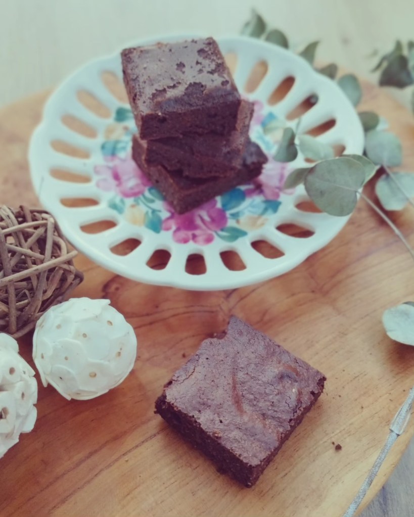 Brownie fondant au café paléo