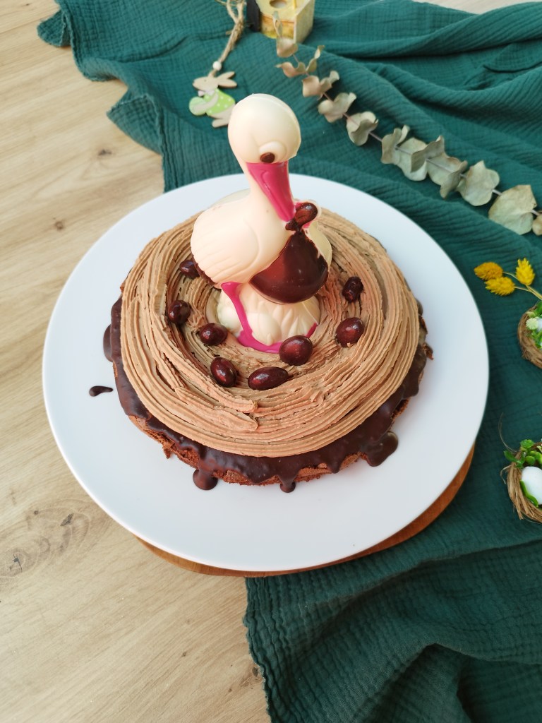 Nid de Pâques chocolat-praliné