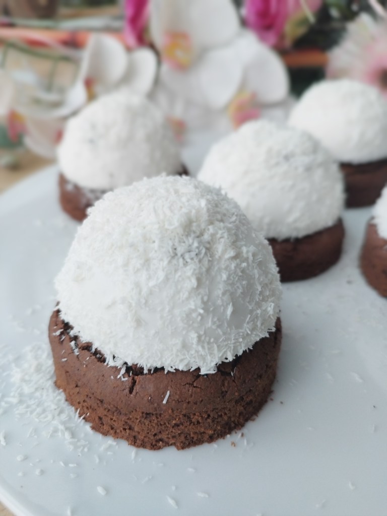 Dômes coco chocolat sans gluten ni produits laitiers
