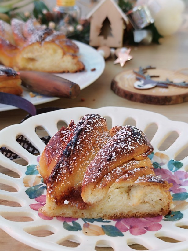 Brioche de Noël babka miel cannelle