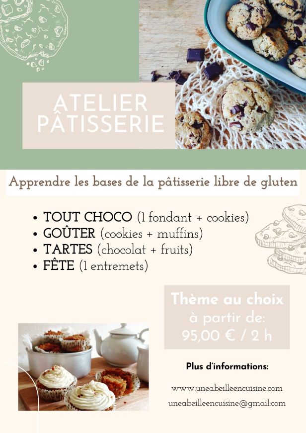 atelier pâtisserie sans gluten